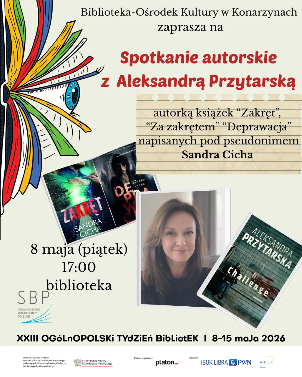 Spotkanie autorskie z Aleksandrą Przytarską