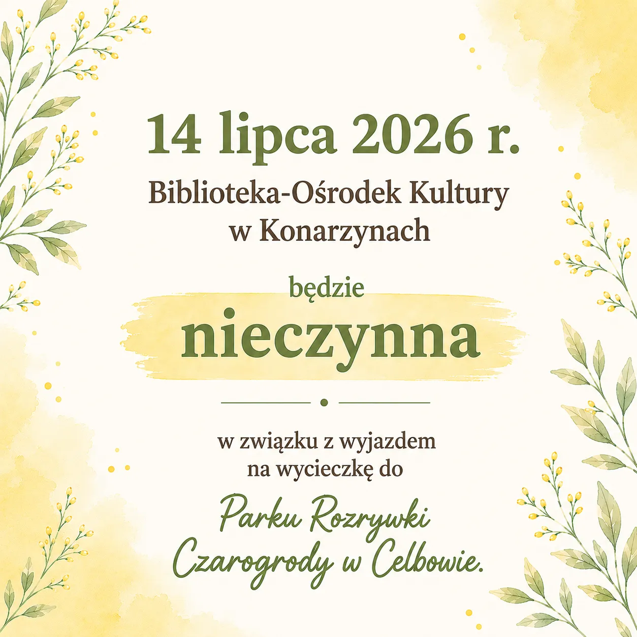 Ważna informcja