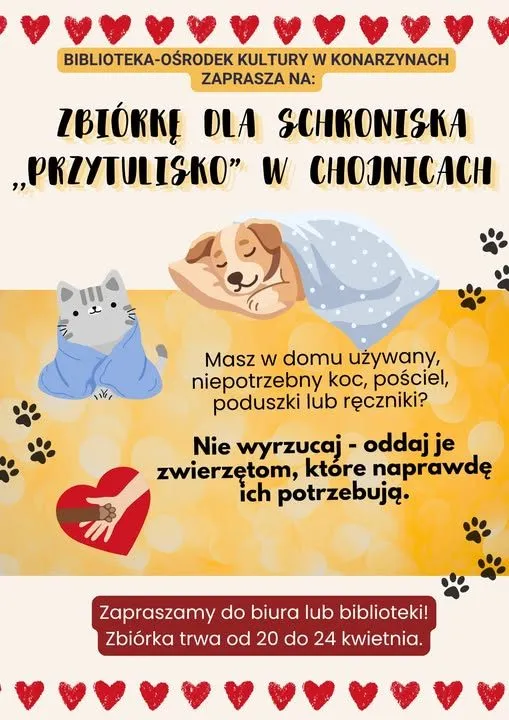 Zbiórka dla schroniska
