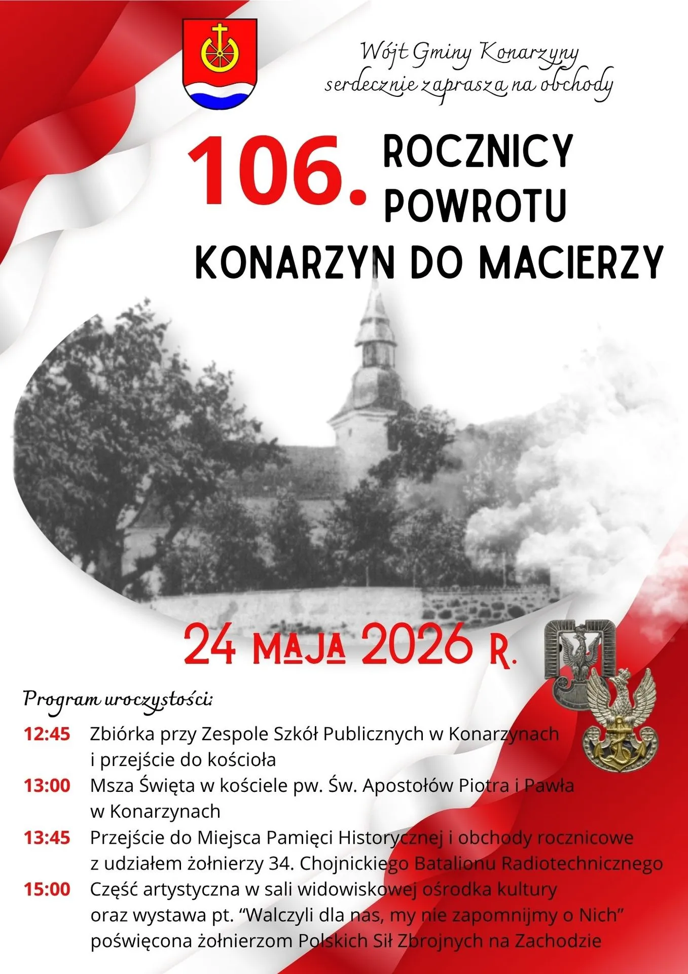 106. rocznica powrotu Konarzyn do Macierzy