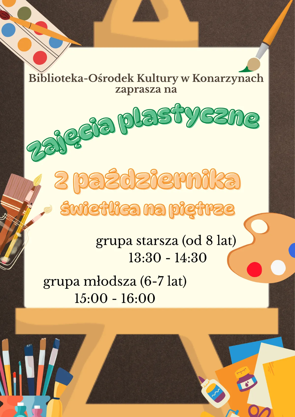 Czas na zajęcia plastyczne!
