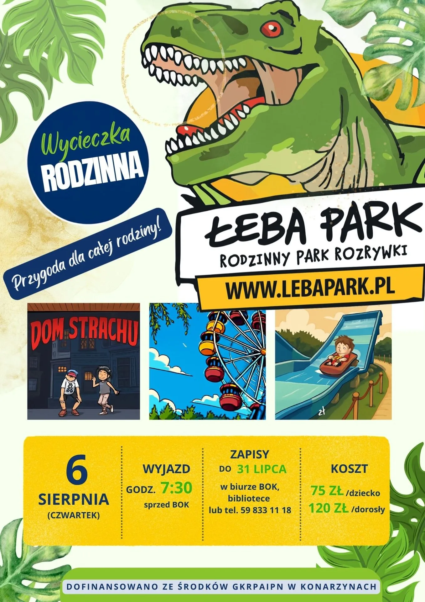 Rodzinna wycieczka do Łeba Park