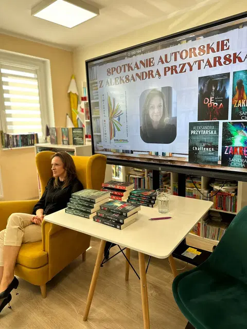 Spotkanie autorskie z Panią Aleksandrą Przytarską