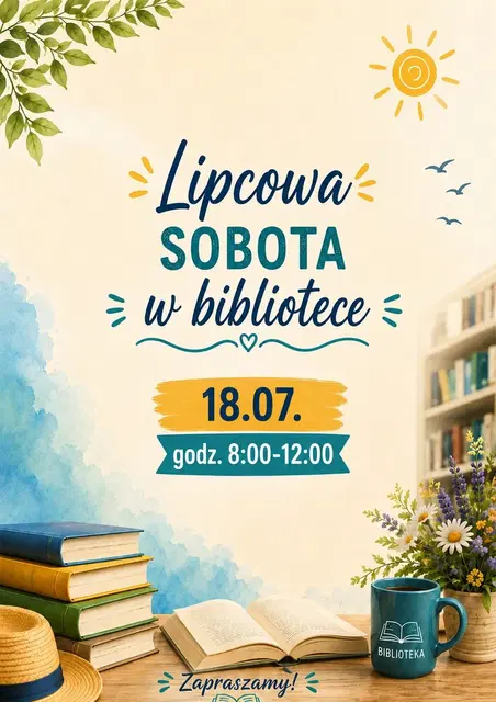 Lipcowa sobota w bibliotece