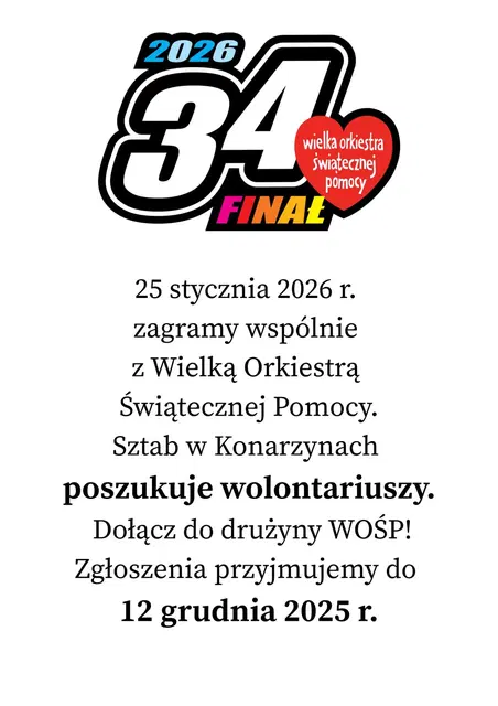 Nabór na wolontariurzy WOŚP