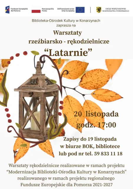 Warsztaty rękodzielnicze "Latarnie"