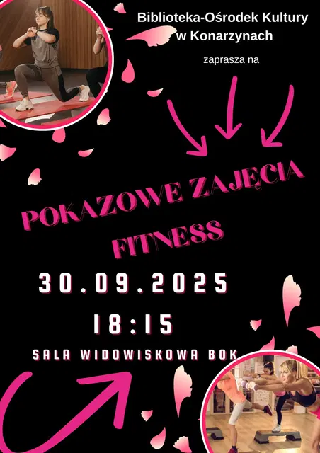 Zmiana terminu zajęć pokazowych fitness