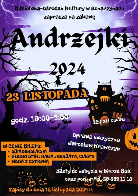 Zabawa andrzejkowa w BOK
