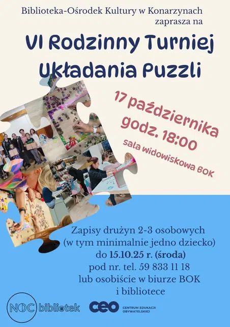 VI Rodzinny Turniej Układania Puzzli