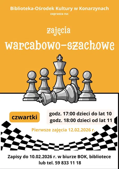 Zapraszamy na zajęcia warcabowo-szachowe