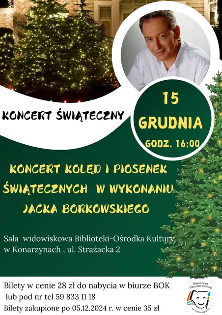 Koncert świateczny Jacka Borkowskiego