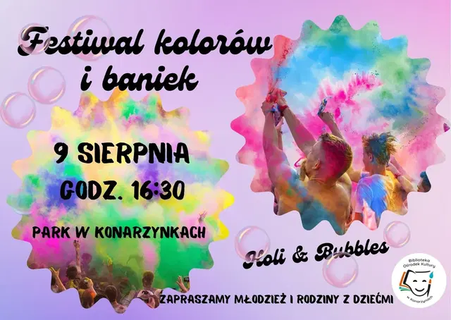 Festiwal kolorów i baniek mydlanych