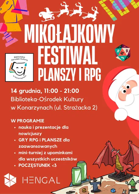 Mikołajkowy Festiwal Planszy i RPG!