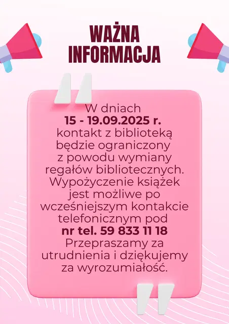 Ważna informacja dla naszych czytelników!
