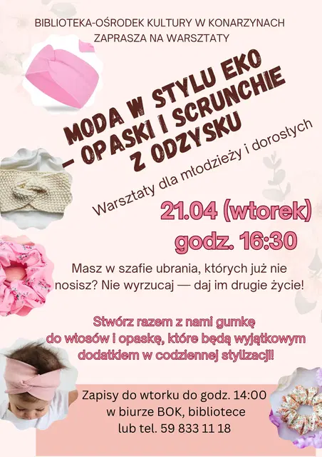 Warsztaty "Moda w style eko"