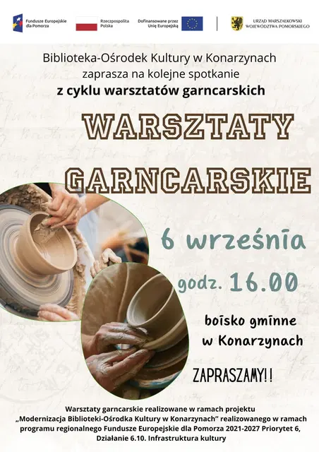 Kolejne spotkanie z cyklu warsztatów garncarskich!