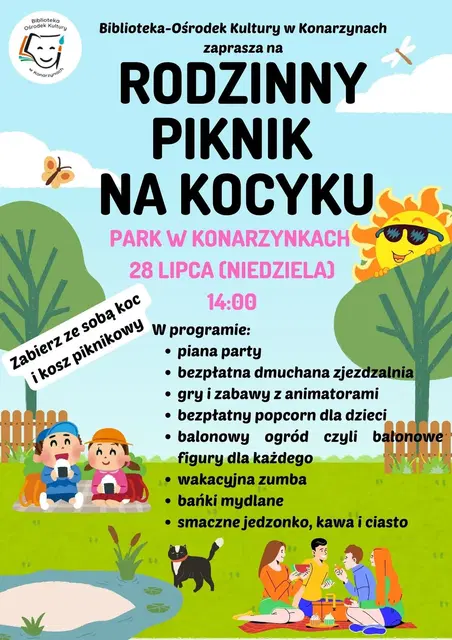 Piknik rodzinny w Konarzynkach
