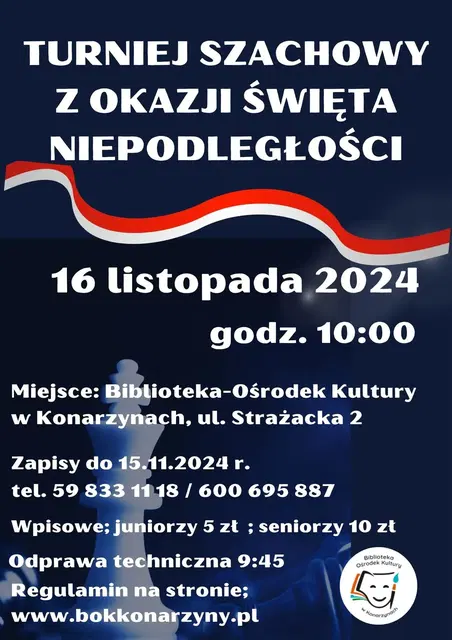 Zapraszamy na turniej szachowy